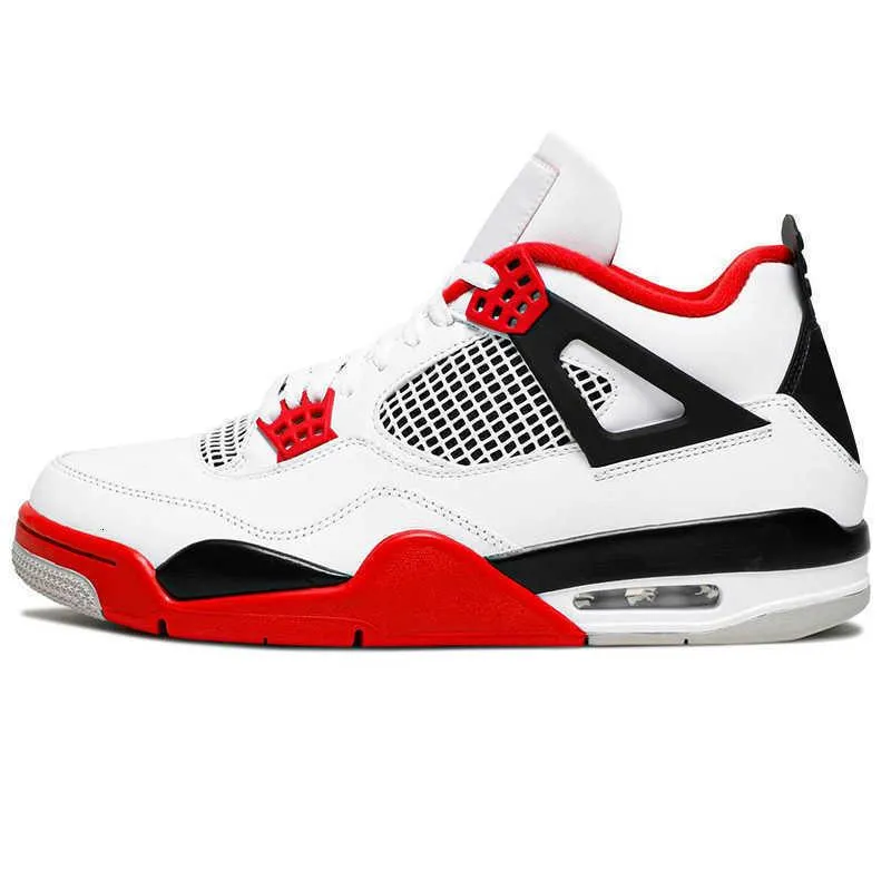 Top Fashion With Box Jumpman 4 Women Mens Basketball Shoes 4s Sneakers Sail White University Blue Off Fire Red Travis Trainers