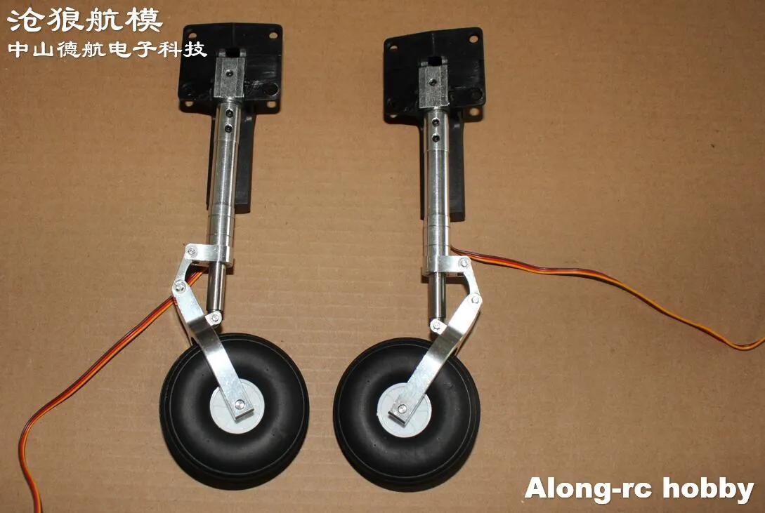 RC część 170mm 180 190 200 200 210 220 mm Główna (tył) Chowany Wzmocniony Wzmocnienie Klęcząca Gear docelowy Nadaje się do modeli samolotów lotniczych 5-10 kg