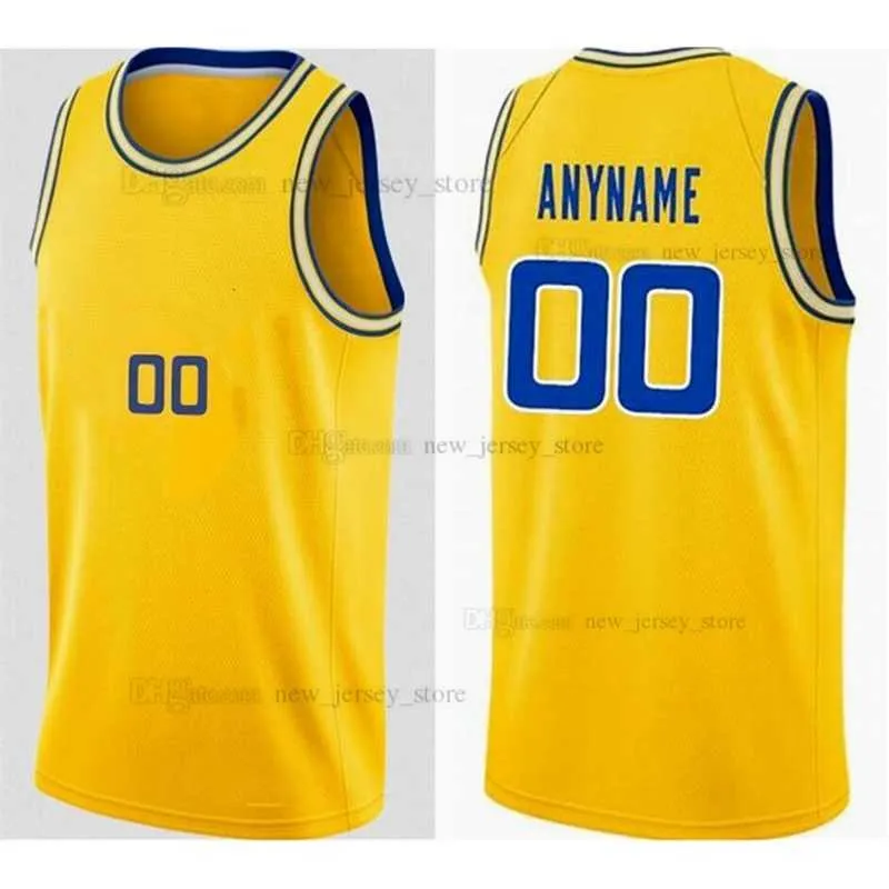 Tryckt anpassad DIY Design Basketballtröja Anpassning Team Uniforms Skriv ut Personliga Brev Namn och Nummer Mens Kvinnor Kids Ungdom Golden State0011