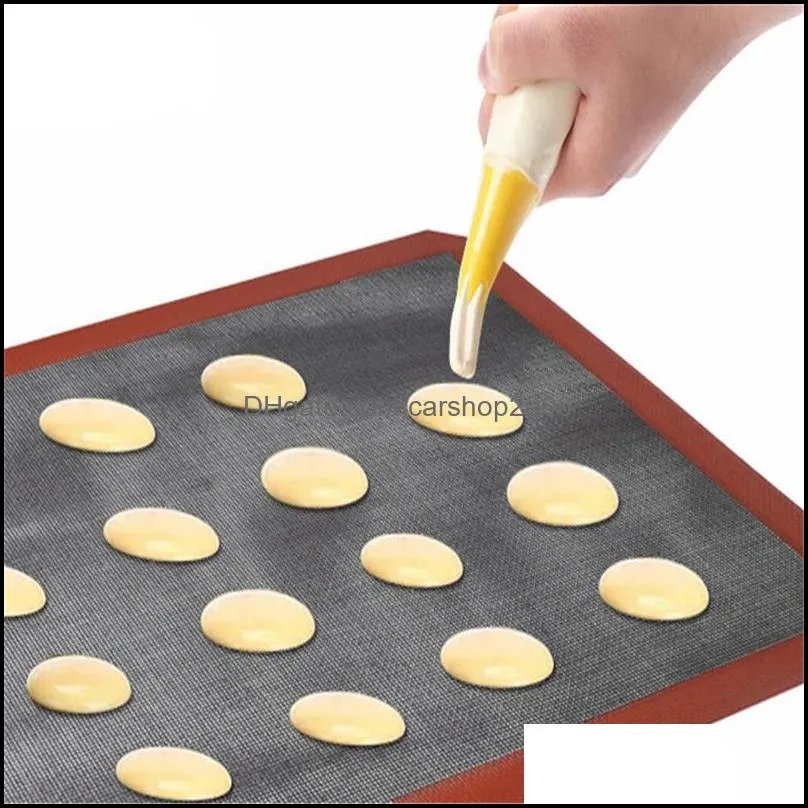 Perforated Silicone Baking Mat Non-Stick Oven Sheet Liner For Cookie /Bread/ Macaroon Kitchen Bakeware Accessories KDJK2103