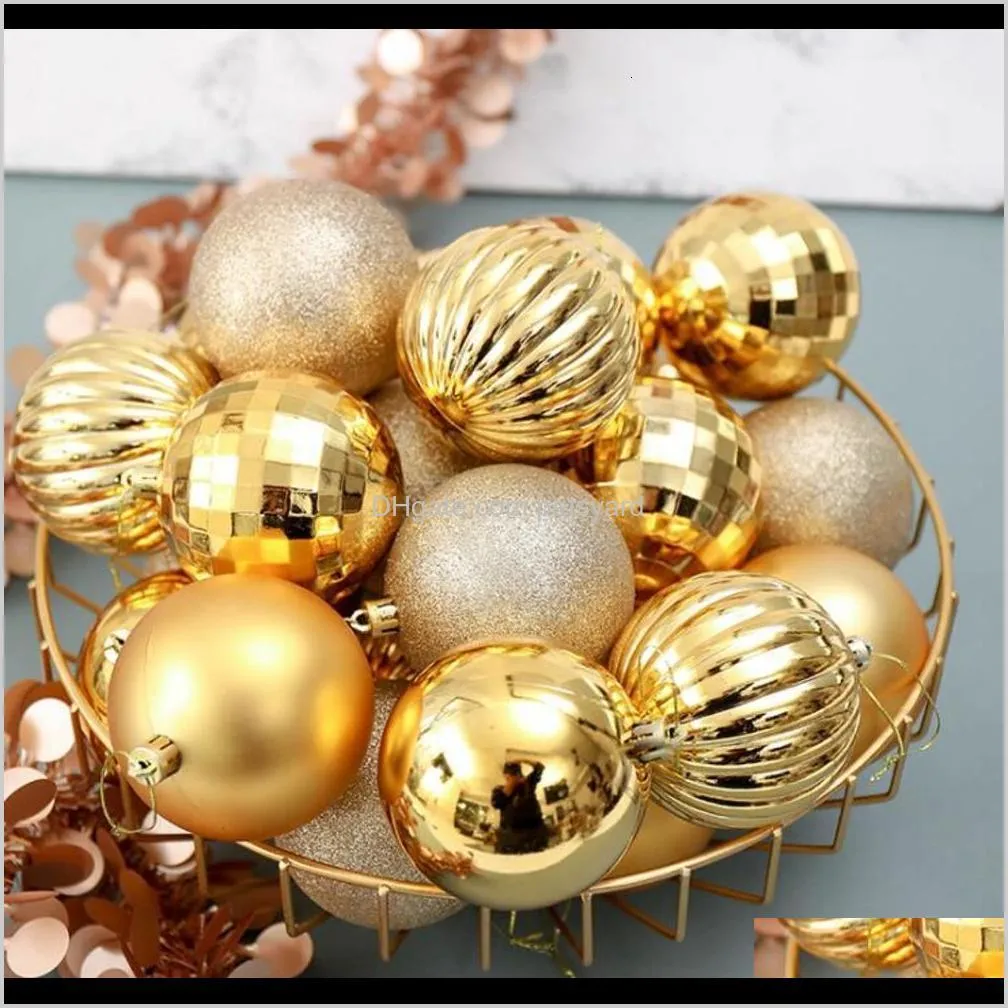 34pcs/set christmas tree ornament colorful christmas ball xmas tree decorations for home party hotel window wedding decorations