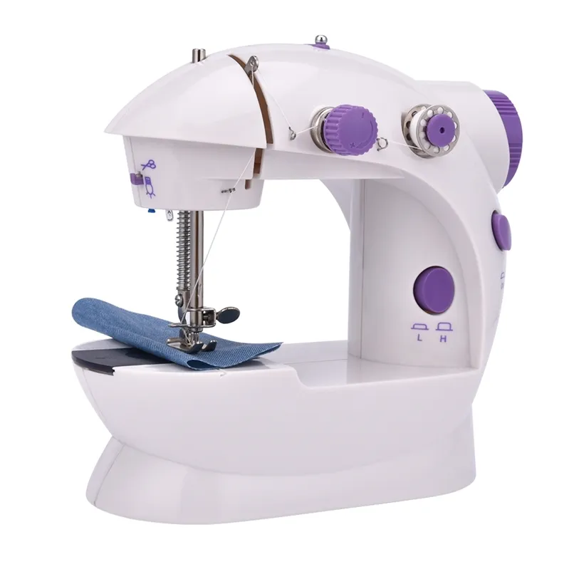 Household Hand Sewing Machine Fast Sewing Needle Needlework Cordless Clothes Fabrics Portable Sewing Machine 211027