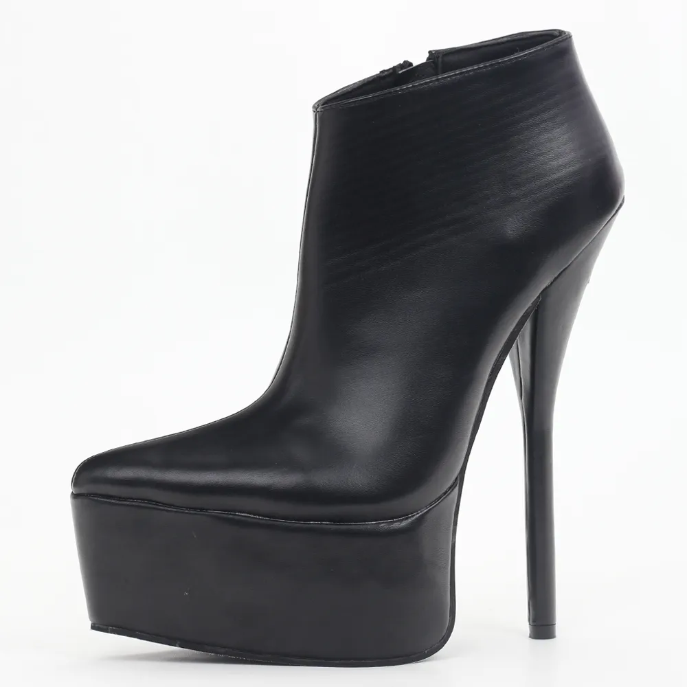 7 Inch Heel ADORE-791-2RS Clear Black – Shoecup.com