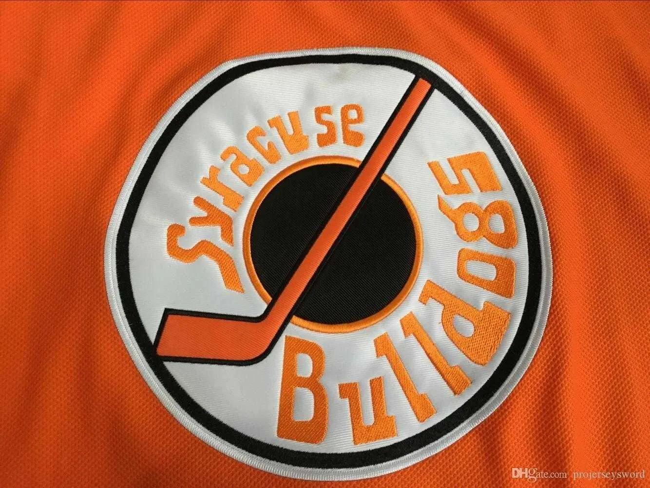 Slap Shot Movie Jerseys Ogie Ogilthorpe Mens 100% Stitched Ice Hockey Jerseys #2 Ogie Ogilthorpe Syracuse Bulldoges Jersey 