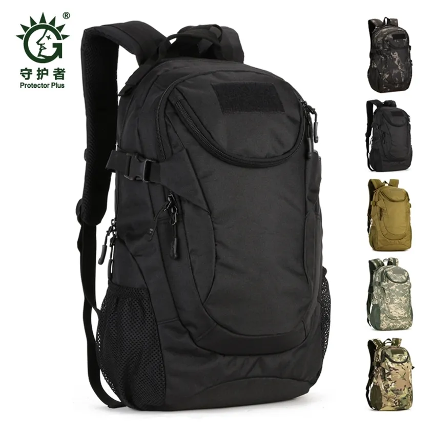 Waterproof 25L Molle Tactical Bag Men's Military Rucksack Nylon Climbing Fishing Hiking Hunting Backpack For 14'' Laptop 220218