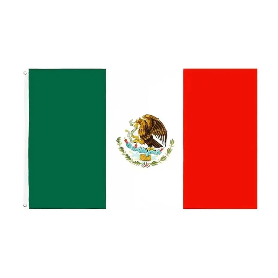 DHL MX MEX Mexicanos Mexican Flag of Mexico Wholesale Direct Factory Ready to ship 3x5 Fts 90x150cm PRO232