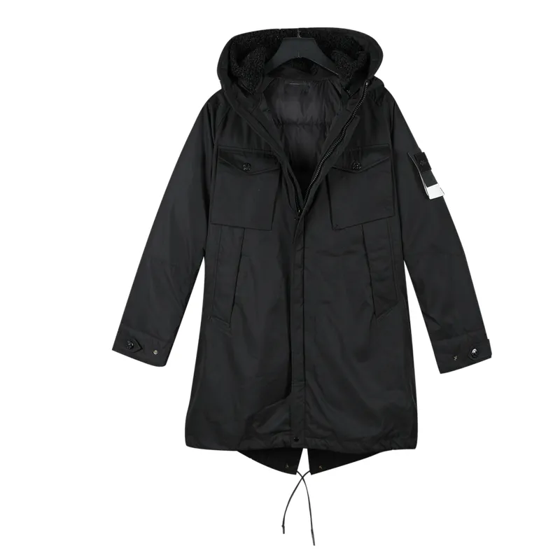 Stones Island Jacketmen's Parkas New Winter Thocked Down Jacket Fashionabla Märke för att hålla varma rockar 1981 Stones Island Men New Coat CP Jacket 3393