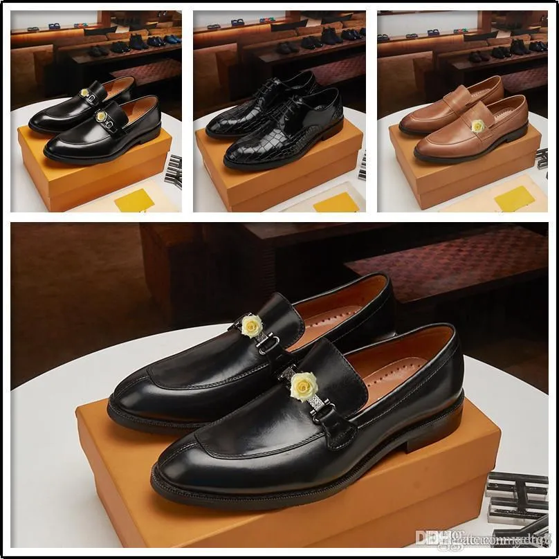 A1 Gentleman 3 cm hoge hak jurk schoenen voor mannen kantoor schoenen man elegante zwarte formele schoenen mannen lederen schoen mannen trouwschoenen 33