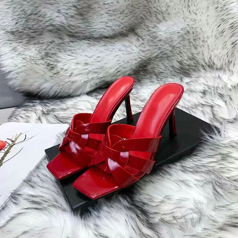 Ladies mule slippers deals with heel
