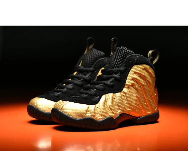 Black and store gold foams kids