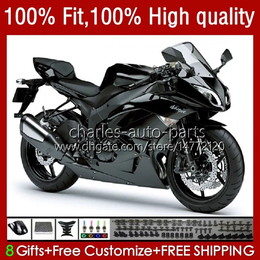 kawasaki 닌자 ZX600C ZX 6R 600 CC 6 R 636 2009 2010 2012 13NO.91 ZX600 zx636 zx600 zx636 zx-600cc zx6r 09 10 11 12 사출 공정 공장 검정