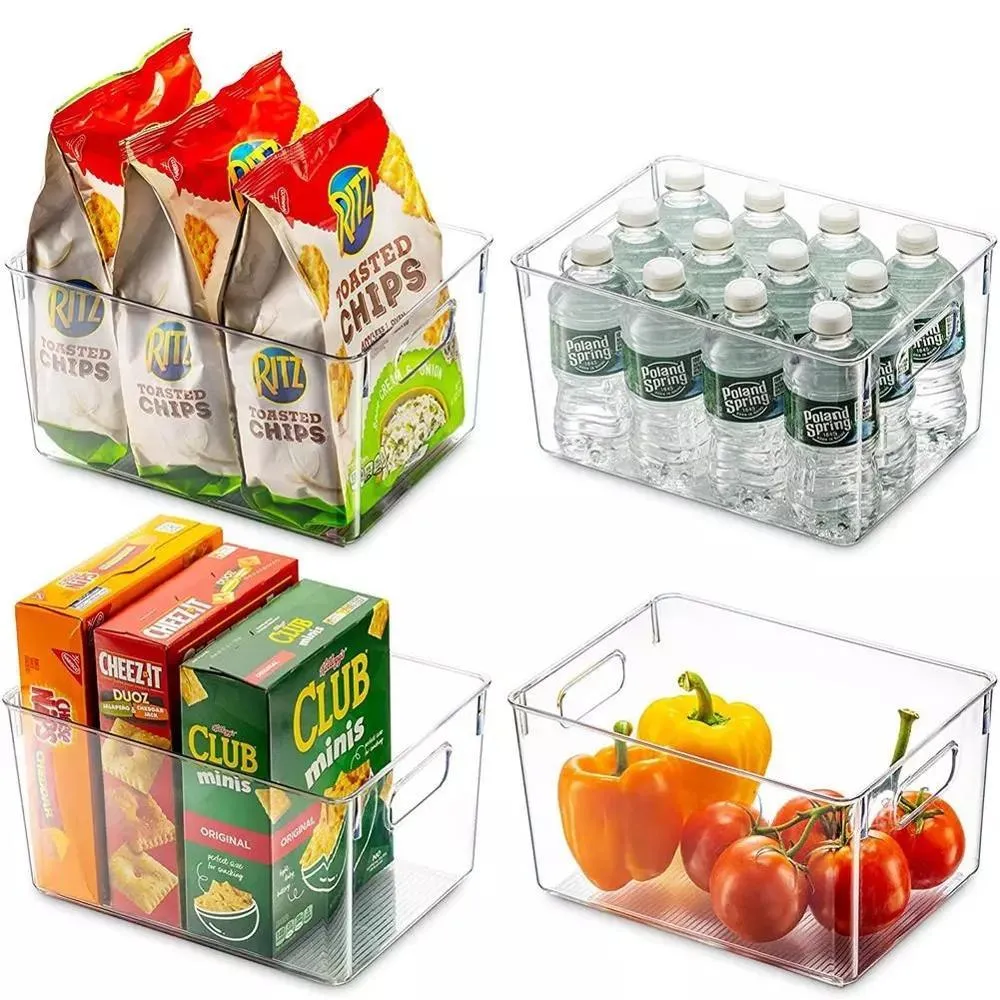 Fridge Organizer Drawer Basket Pantry Food Storage Fresh Spacer Layer Kitchen Storage Racks