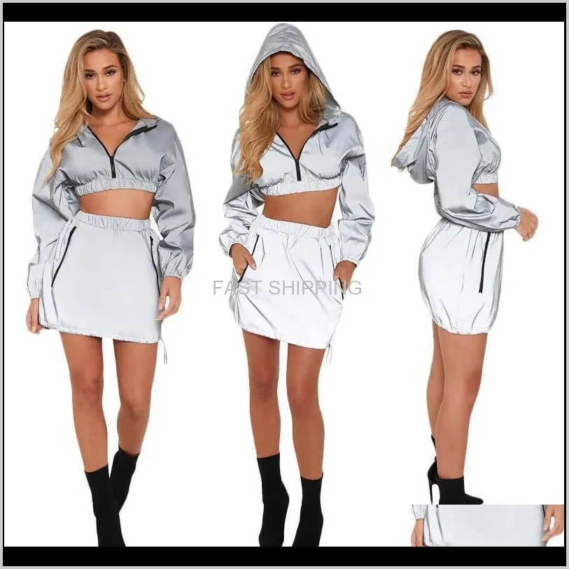 Womens Two Piece Sets Dresses Hooded