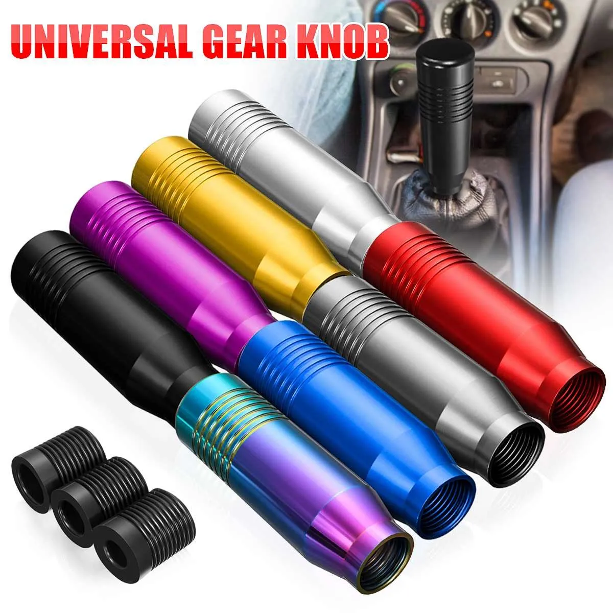 Car Racing Styling Shift Manual Transmission Aluminum Shifter Lever Knob Gear Stick Universal For /VW//