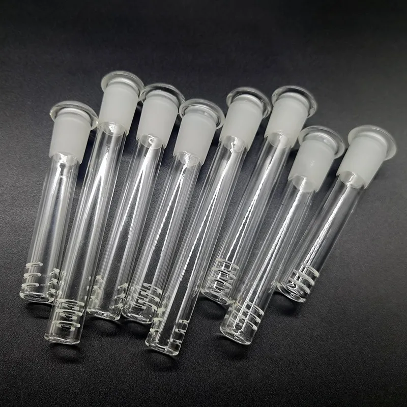 Glass Downstem Diffuser With 6 Cuts Hookah Pipe Flush Top 14 18 mm Female Reducer Adapter Lo Pro Diffused Down Stem For Glass Beaker Bong Water Pipes