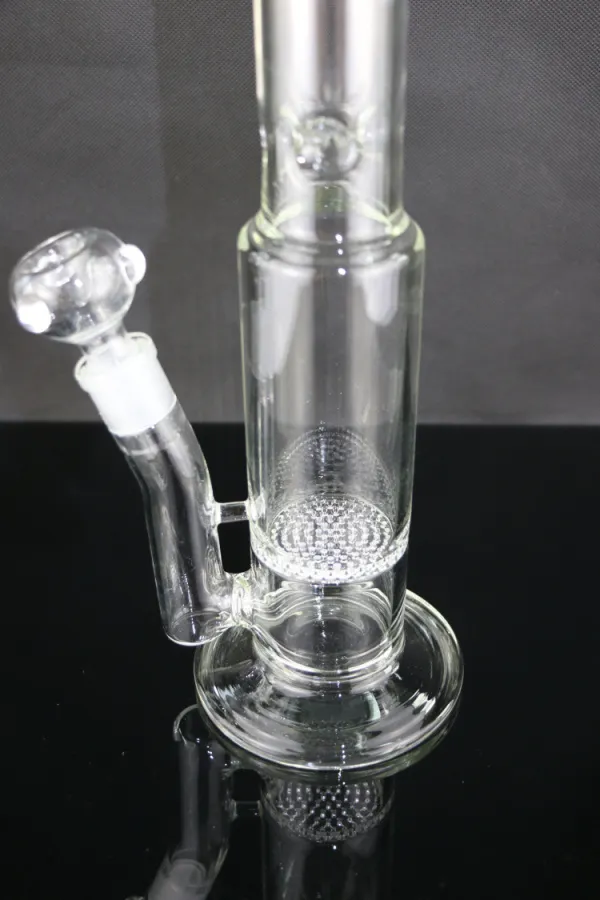 Hookahs Honeycomb bongs with Grace " Suzy" ice-catches water pipe 17.5" glass for smoking