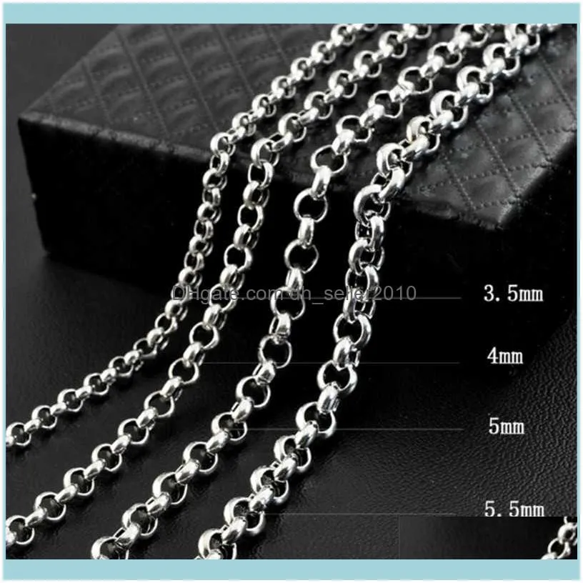 Colliers Pendentifs Bijoux100 % 925 Sterling Sier Belcher Chaîne Collier 3.5 - 5.5Mm de Long Ajustement Pour Pendentif Thai Bijoux Cadeau Hommes Femmes Chaîne