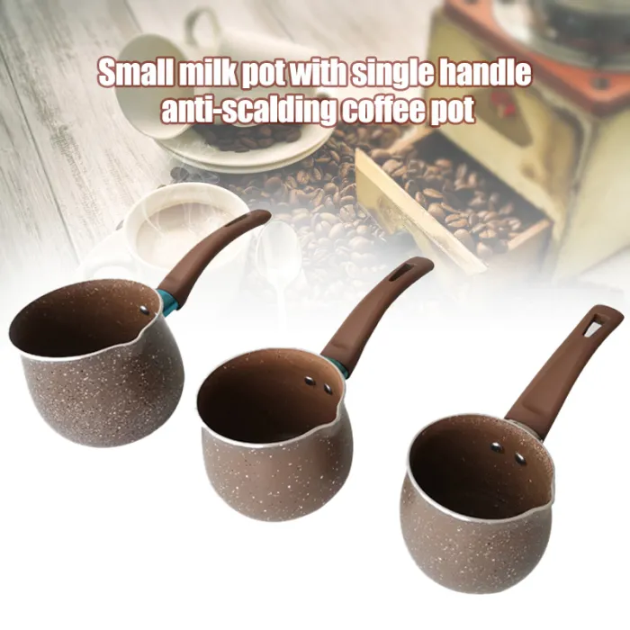 Mini Nonstick Milk Pan – Small 8cm Single-Handle Pot For Coffee, Butter & Chocolate - View #5