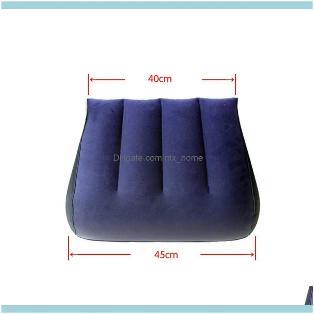 New Arrival 45 *16 * 36cm Inflatable Aid Wedge Durable Pillow Love Position Cushion Couple Comfortable Soft Furniture 201212