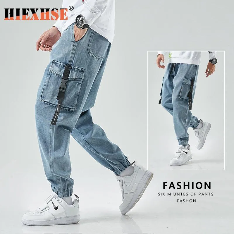 Taktiska byxor män joggare last baggy harem japanska streetwear ankel hajuku casual sport vintage hip hop jeans 8xl män