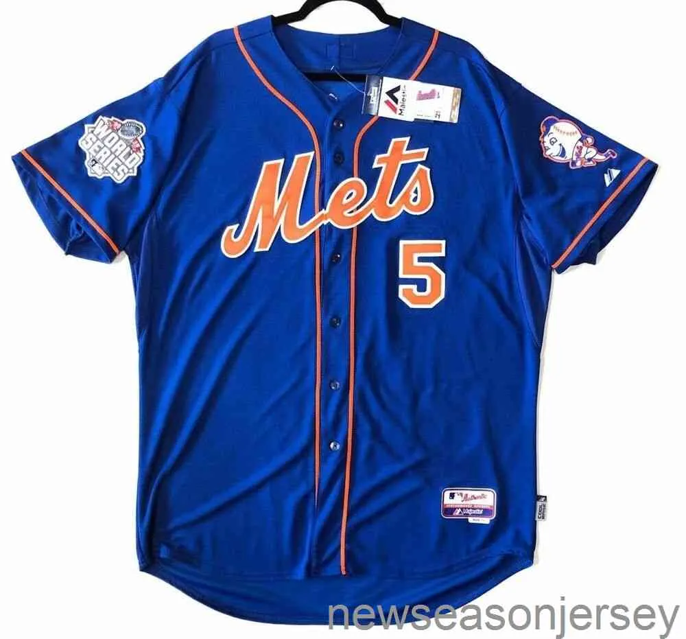 Stitched DAVID WRIGHT COOL BASE JERSEY World Series Patch Baseball Jersey for Men Women and Youth XS 5XL 6XL