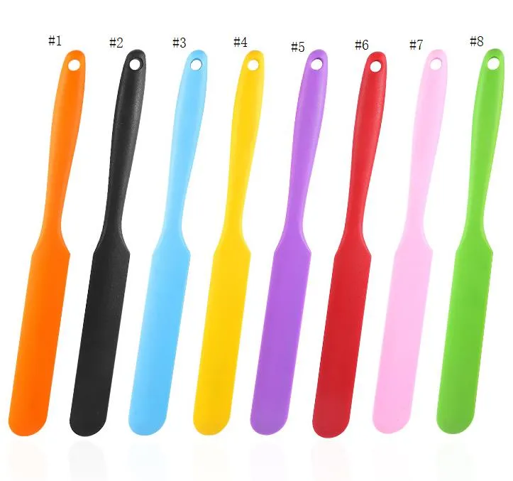 Outils de cuisine spatule à gâteau en silicone petites spatules à beurre crème mélange grattoir cuillère brosse cuisson outil de cuisson SN2221