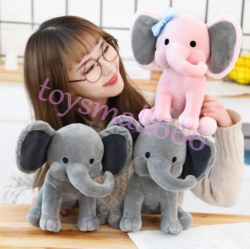 Högkvalitativ plysch leksak söt elefant humphrey mjuk fylld tecknad djur docka för barn födelsedag gåvor