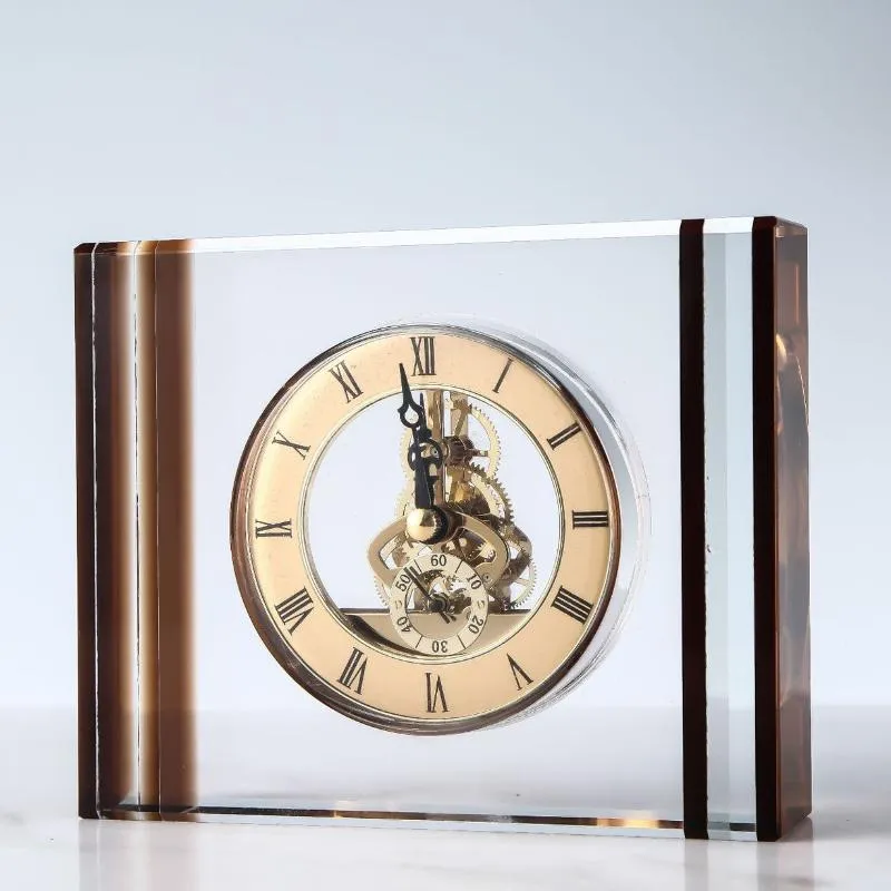 Desk & Table Clocks Luxury Nordic Clock K9 Crystal Watches Creative