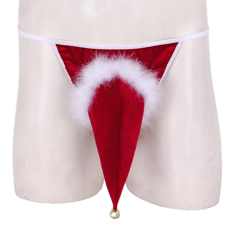 Men's Sexy Christmas Thong - Velvet Santa G-String Bikini Lingerie with  Bell, Holiday Cosplay Swimwear, Festive Underwear - Hot Sale! from Dhgate  Men's Swimwear