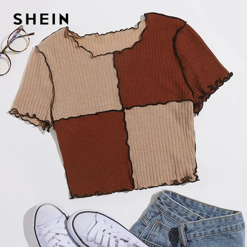 Camisetas manga corta shein clearance