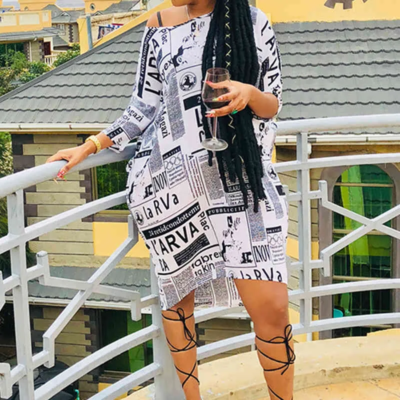 Ahorra a lo Grande en Compras al por Mayor de Vestido De Manga Larga Del  Cuello Vestidos De Calle De Moda Con Estampado De Letras Para Mujer Manga 