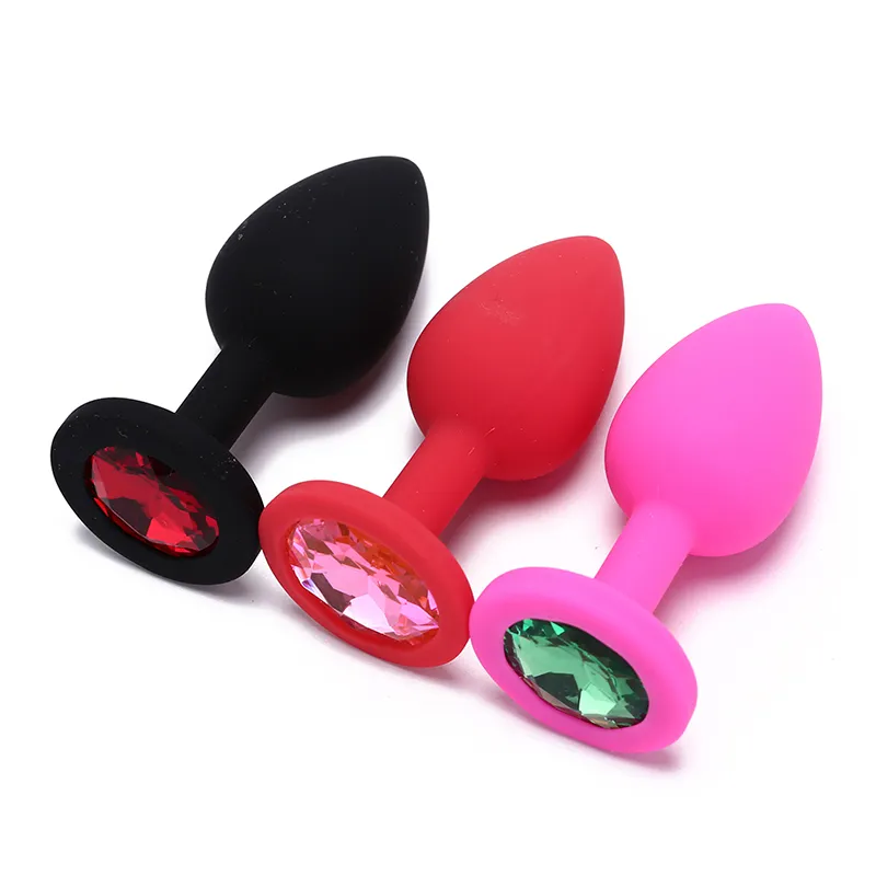 Yutong y Silicone Anal Plug Massage Toys Adult Toys For Women or Man Gay Anal But Set Buttplug Butt s Products Random233u