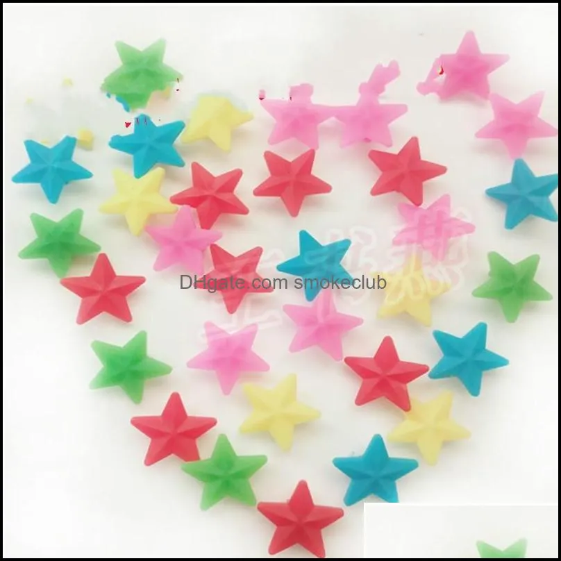 Small Star Bead Bicycle Spokes Multicolored Stars A Child Car Star Type Colourful Beads Outdoor Cycling Color Film 1ws ii