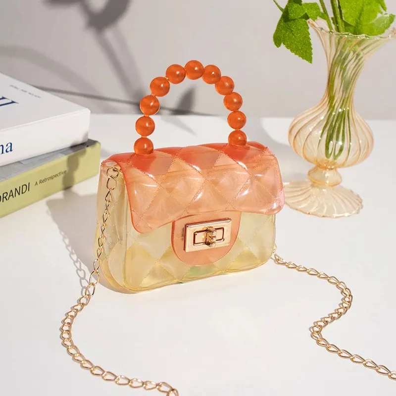 Kids Jelly Purses And Handbags Cute PVC Mini Crossbody Bags For Women Small Coin Wallet Baby Girl Clear Beach Tote Bag From 5 18 DHgate