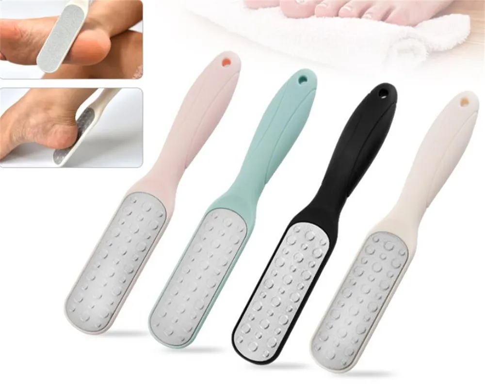 발 처리 파일 Callus Remover 스테인리스 스틸 피트 Rasp Dual Sides Professional Pedicure Tools 프리미엄 스크러버 XB1