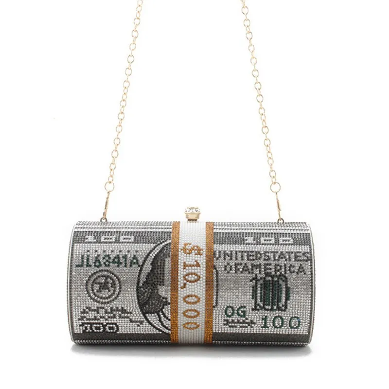 Bling money online bag purse