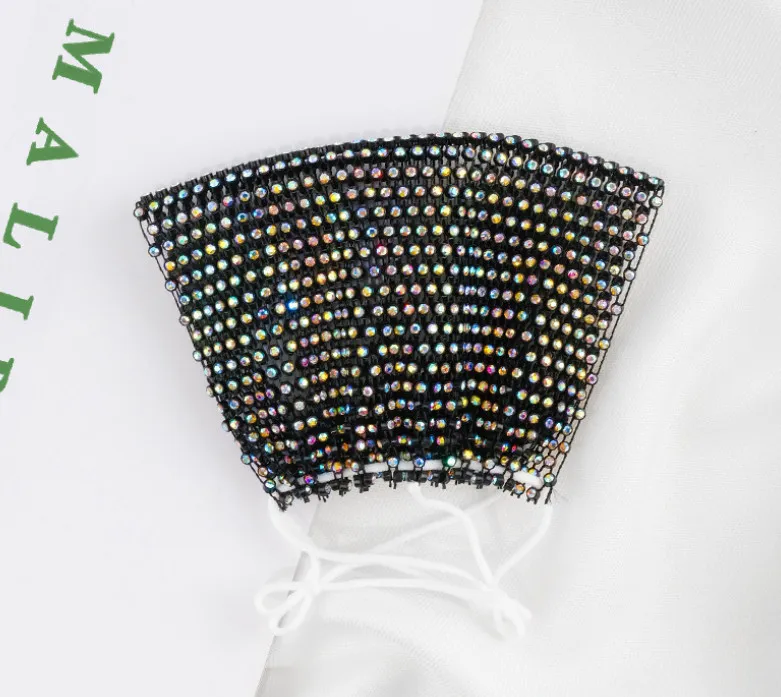 Den senaste Star Rhinestone Party Mask, Colorful AB diamanter för tjejer, en mängd olika stilar för att välja masker personlig dekoration