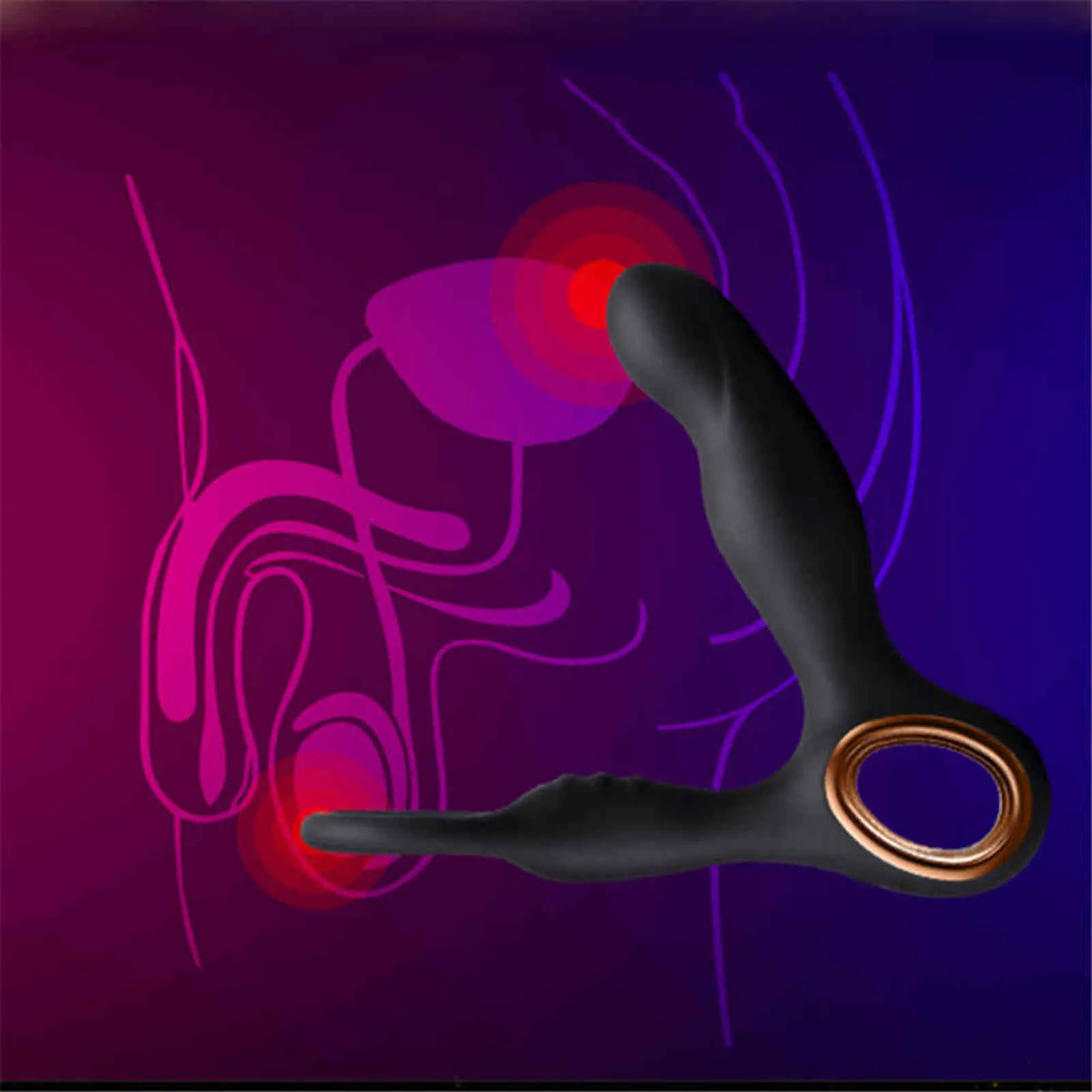 Wireless Remote Heating Dildo Vibrator For Men Prostate Massager Male Masturbator G spot Stimulation Butt Plug Sex Toys for Men (11)
