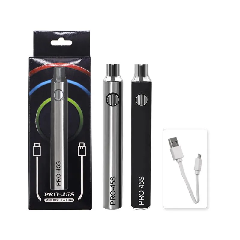 Pro-45s 510 Battery 900mAh Variable Voltage 45 Seconds Preheat Battery For Thick Oil Cartridge