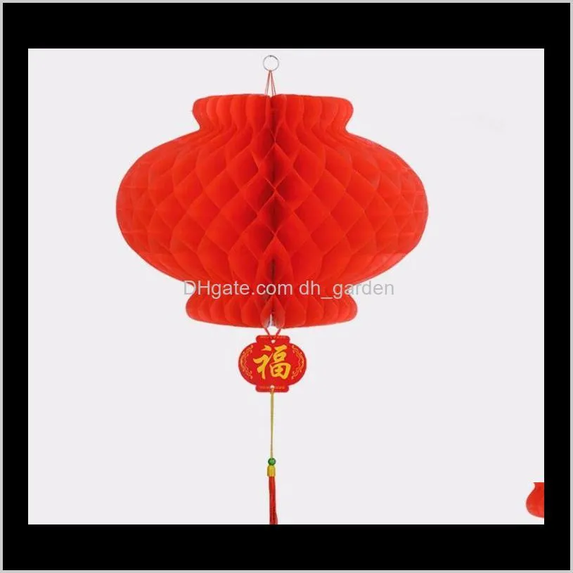 26 cm 10inch chinese traditional festive red paper lanterns for birthday party wedding decoration hanging supplies sn2259