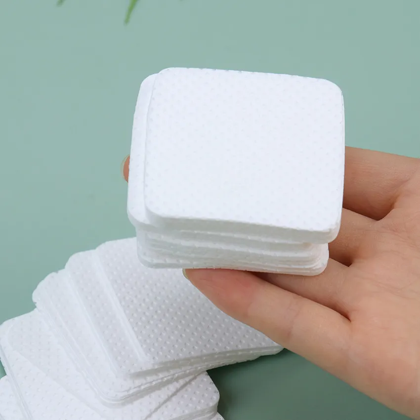 300 sztuk / paczka Lint-Free Paper Cotton Wipes rzęs Klej Remover Wipe Clean Bawełny Blacha Nails Art Cleanin Cleaner Pads Darmowe DHL