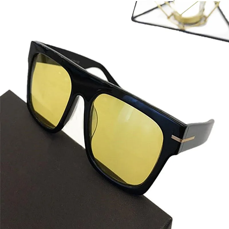 Fashion Unisex Concise Big Solglasögon UV400 55-22-145 Importerad ren-plankram Polariserade glasögon Glasögon Fullset Designfall