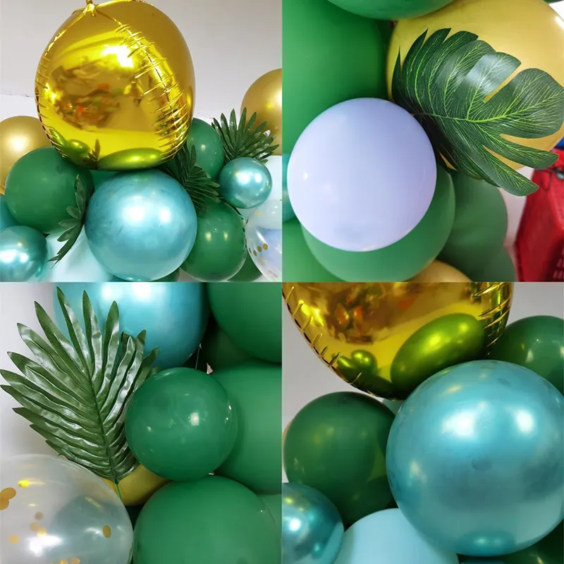 Allestimento special palloncini compleanno tema giungla