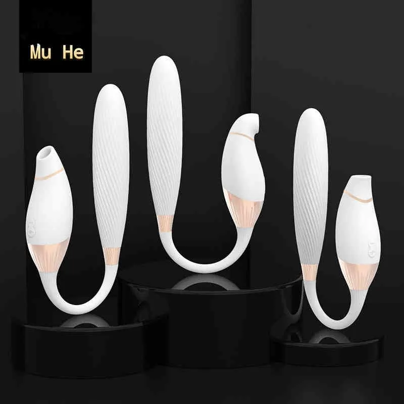 NXY Vibrators Cachito Lokken Perzik uit de bediening Second Generation Sucking Egg Hopping Dames Remote Vibrator Masturbator Fun Products 0113