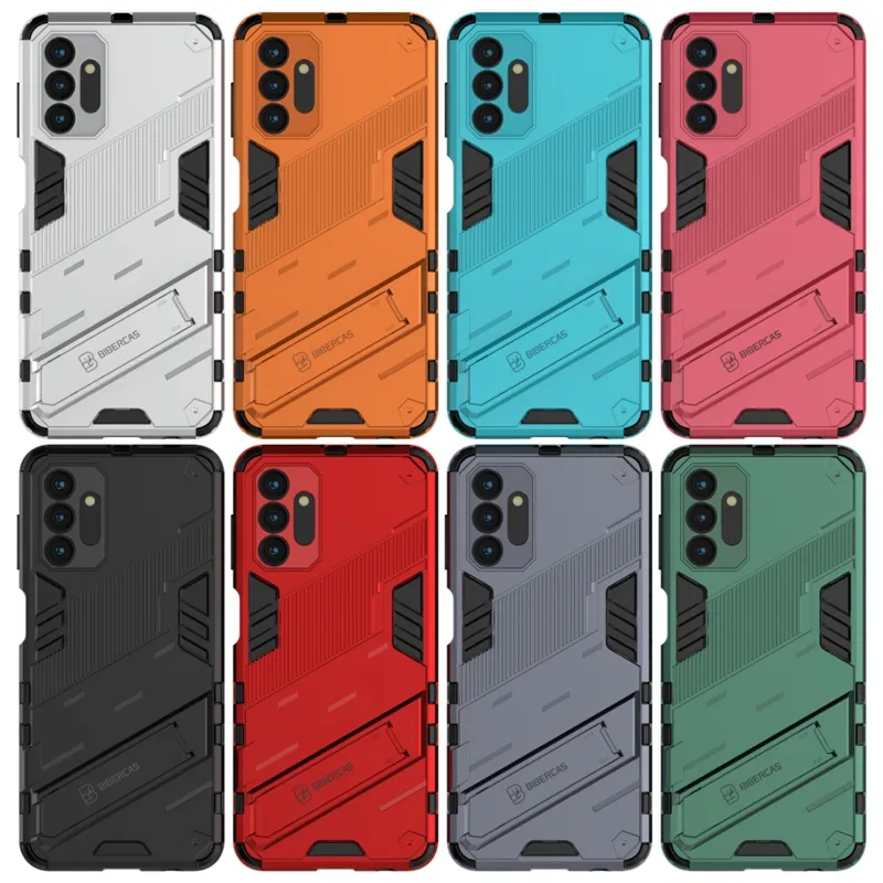 Custodie Defender Hybrid Holder per Samsung S22 Ultra Plus M52 5G A13 4G Galaxy A53 A33 A73 Layder Hard PC TPU Cavalletto Armatura Heavy Duty Impact Combo Cover posteriore del telefono