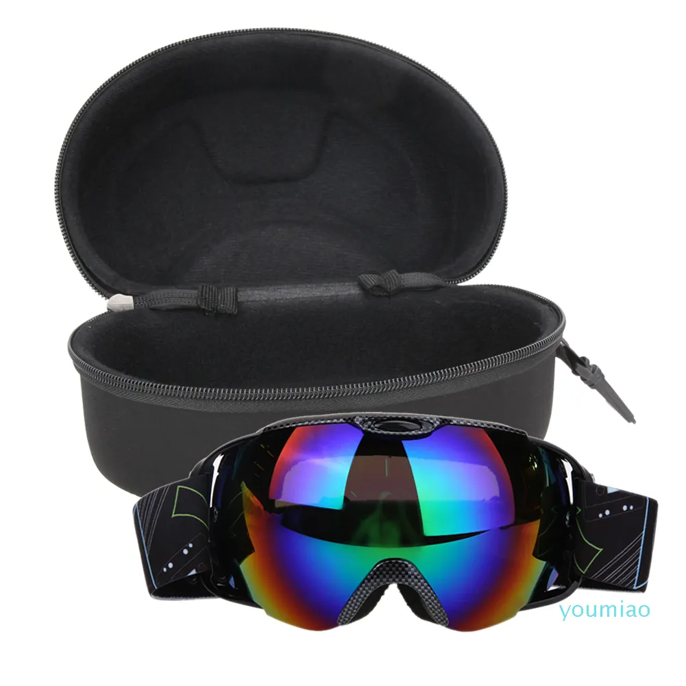 Lente doble UV400 Big Ski Mask Gafas Gafas de esquí Anti-niebla Esquí Snowboard Snowboard Invierno Hielo Nieve Deportes Gafas