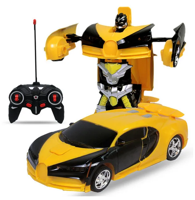 Transformer Devastator RC/Electric Car Toys 2 In 1 Remote Control Transformer Robot Model Kit Control Toy for Boy RC Car Toy Transformer Figur Julklappar