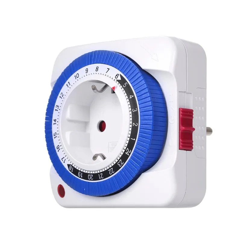 DHgate.com:EU Plug Mechanical Timer Socket - Energy Saving Programmable ...