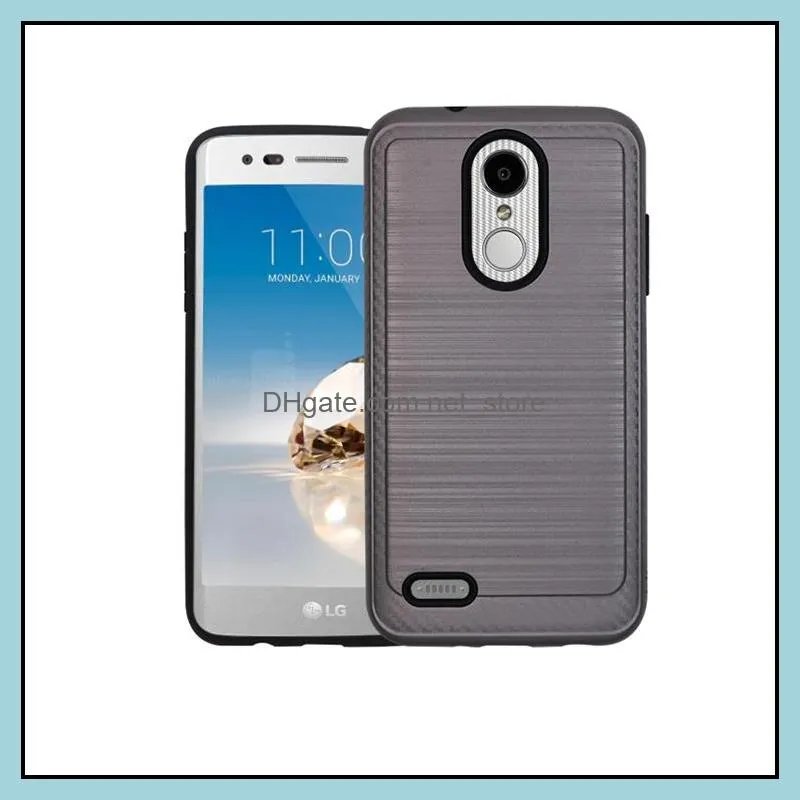 Armor case tpu+pc For LG Aristo 2 For Motorola E5 Supra E5 Cruise G7 Supra for Alcatel onyx cricket Phone Case B