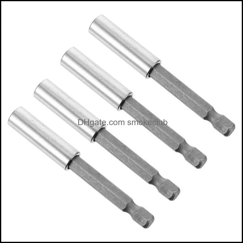 Shower Curtains 4 Pcs Hex Handl Socket Bit Adapter Driver Impact Power Drill Extension Bar Parts